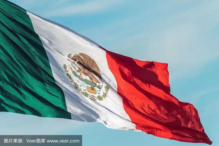 墨西哥国旗红白绿相间