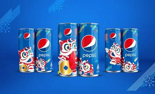 百事可乐联名人民日报包装设计开启热爱模式