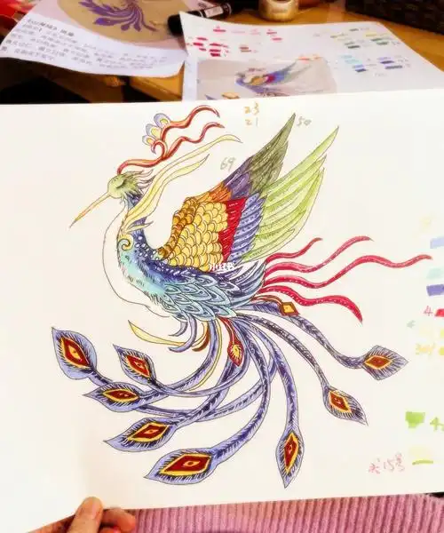 山海经九尾狐凤凰