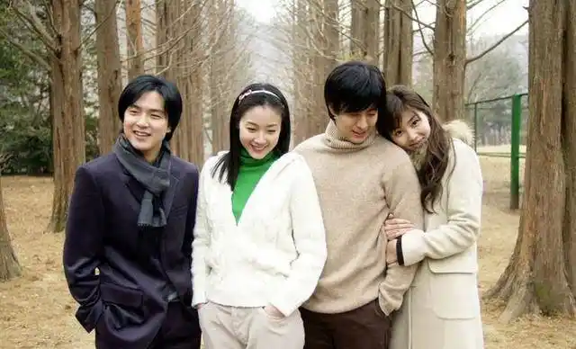 裴勇俊,崔志友,朴容夏及朴帅眉当年凭着演出《春季恋歌》爆红全亚洲