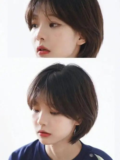 十足的女生发型02这种短发很适合上班族啊学生党或者日常居家的女生