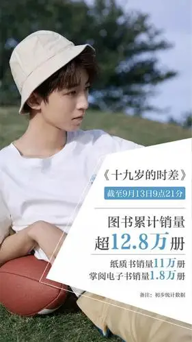 王俊凯的首部个人图书作品《十九岁的时差》于9月13日正式发售,该书已