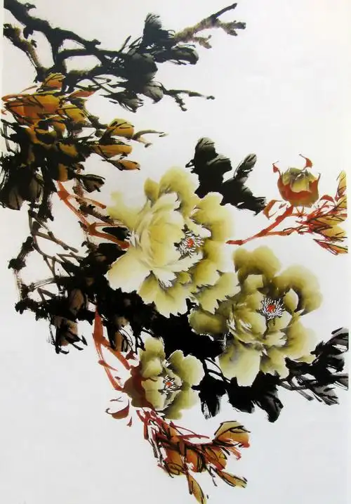 【转载】写意牡丹国画精选 5