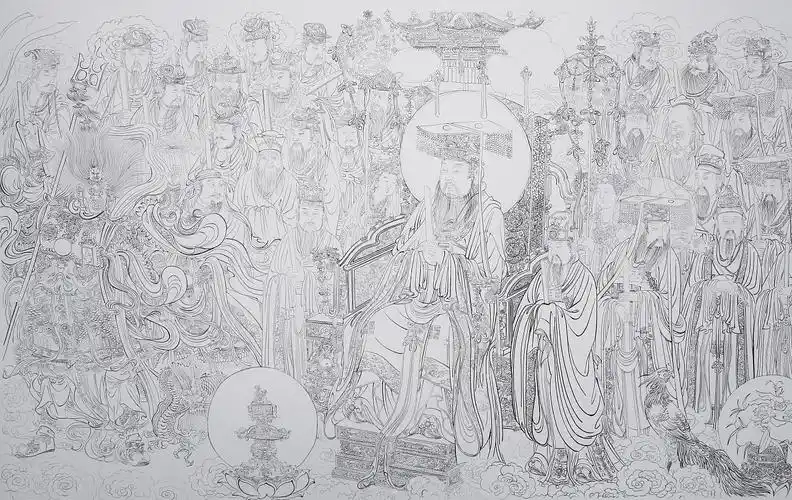 永乐宫壁画三清殿东壁