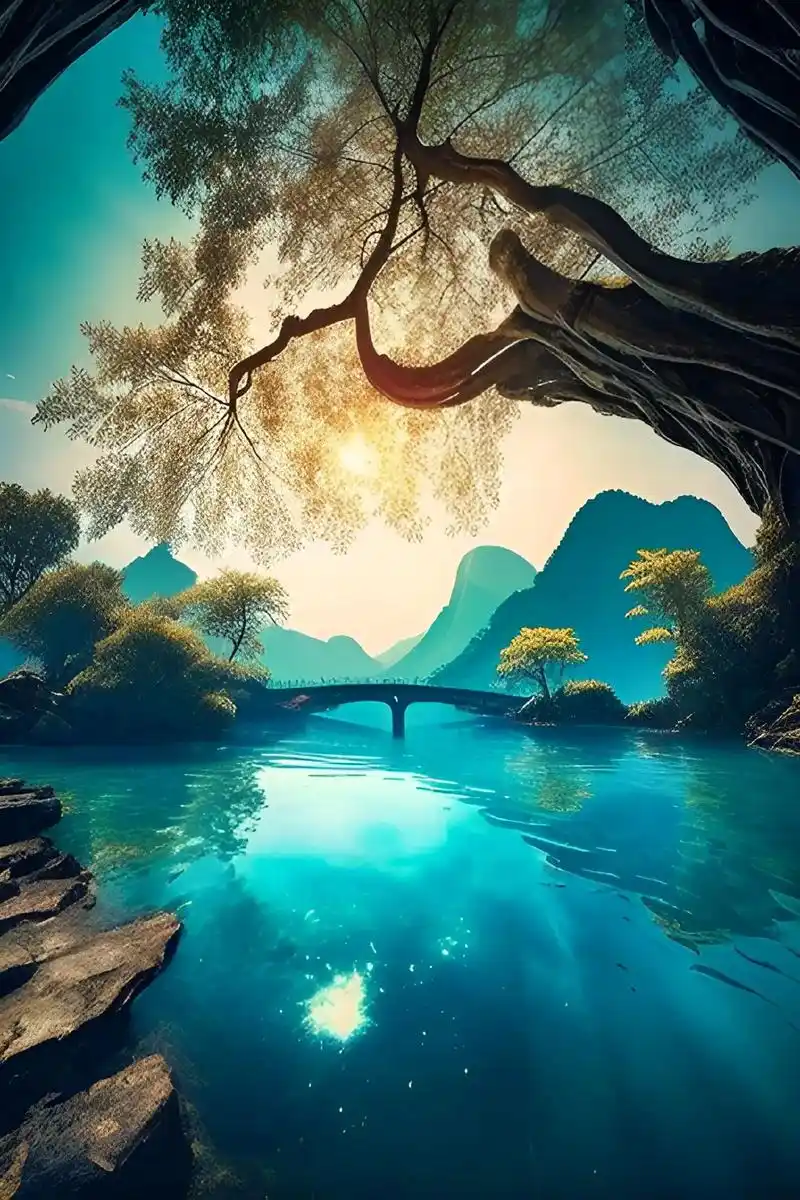 行走山水间,享受大自然风景