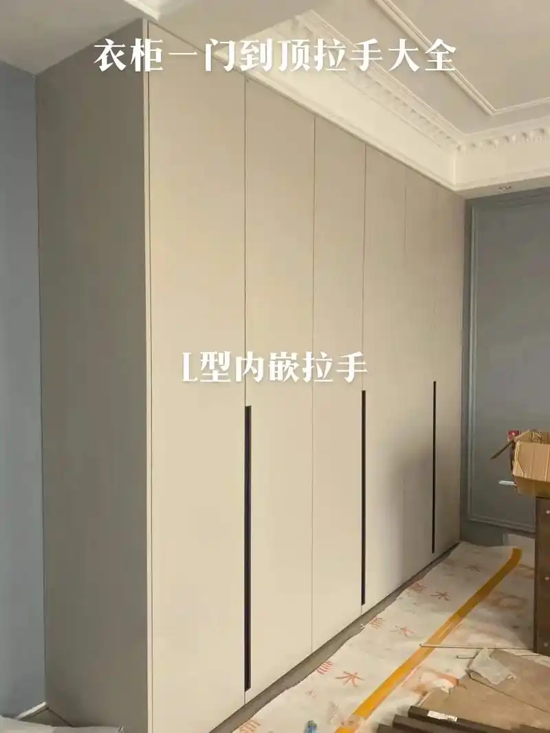 衣柜一门到顶拉手款式大全#全屋定制工厂 #全屋定制衣柜橱柜  - 抖音