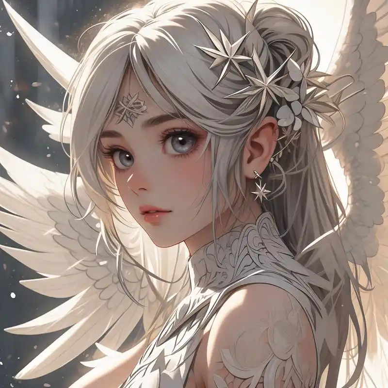 这次我为大家带来了一系列超级漂亮的天使头像!