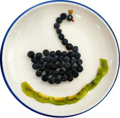 奇思巧拼果然有趣新星幼儿园育杰分园保育员水果拼盘技能展示