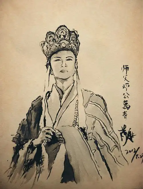 手绘,水墨,中国风,西游记,四大名著,唐僧,徐少华,素描,插画,人物,哈利