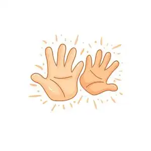 卡通素材双手鼓掌鼓掌手势卡通世界地球日双手托地球爱护地球保护环境