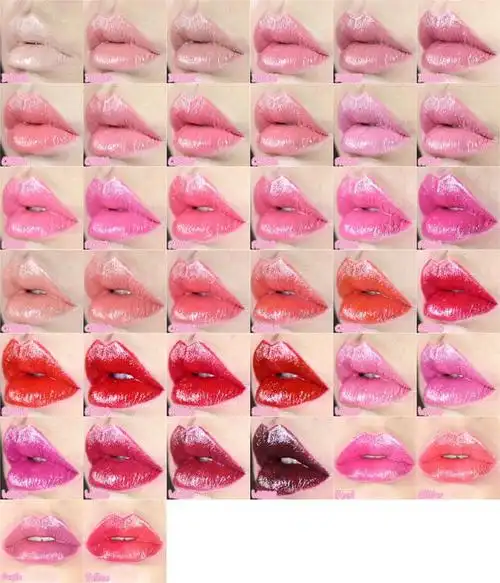 植村秀38支口红试色:干燥玫瑰,土色,枫叶红…一张色卡搞懂!